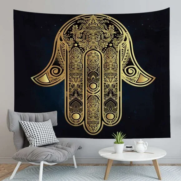 Home Decor Humsa Tapestry/ Wall Hanging - Picture 2 of 2